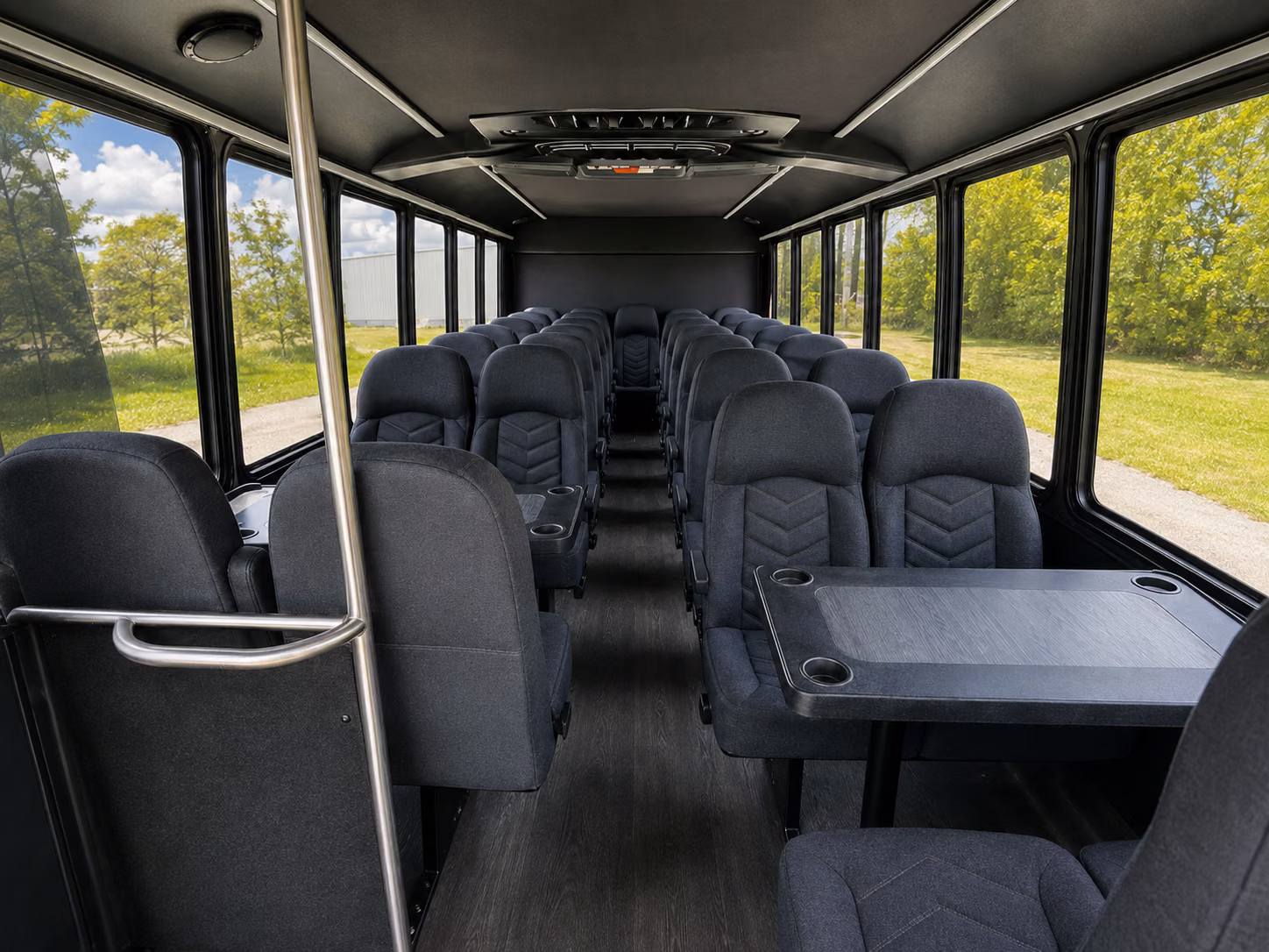 15 passenger minibus interior