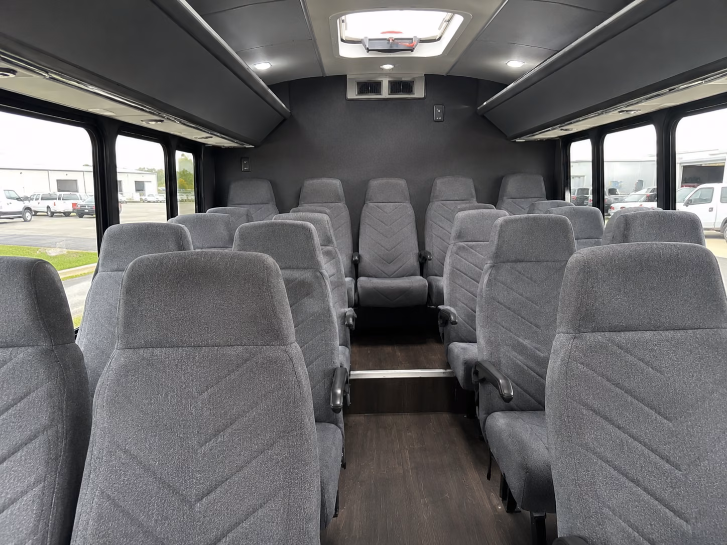 18 passenger minibus inside