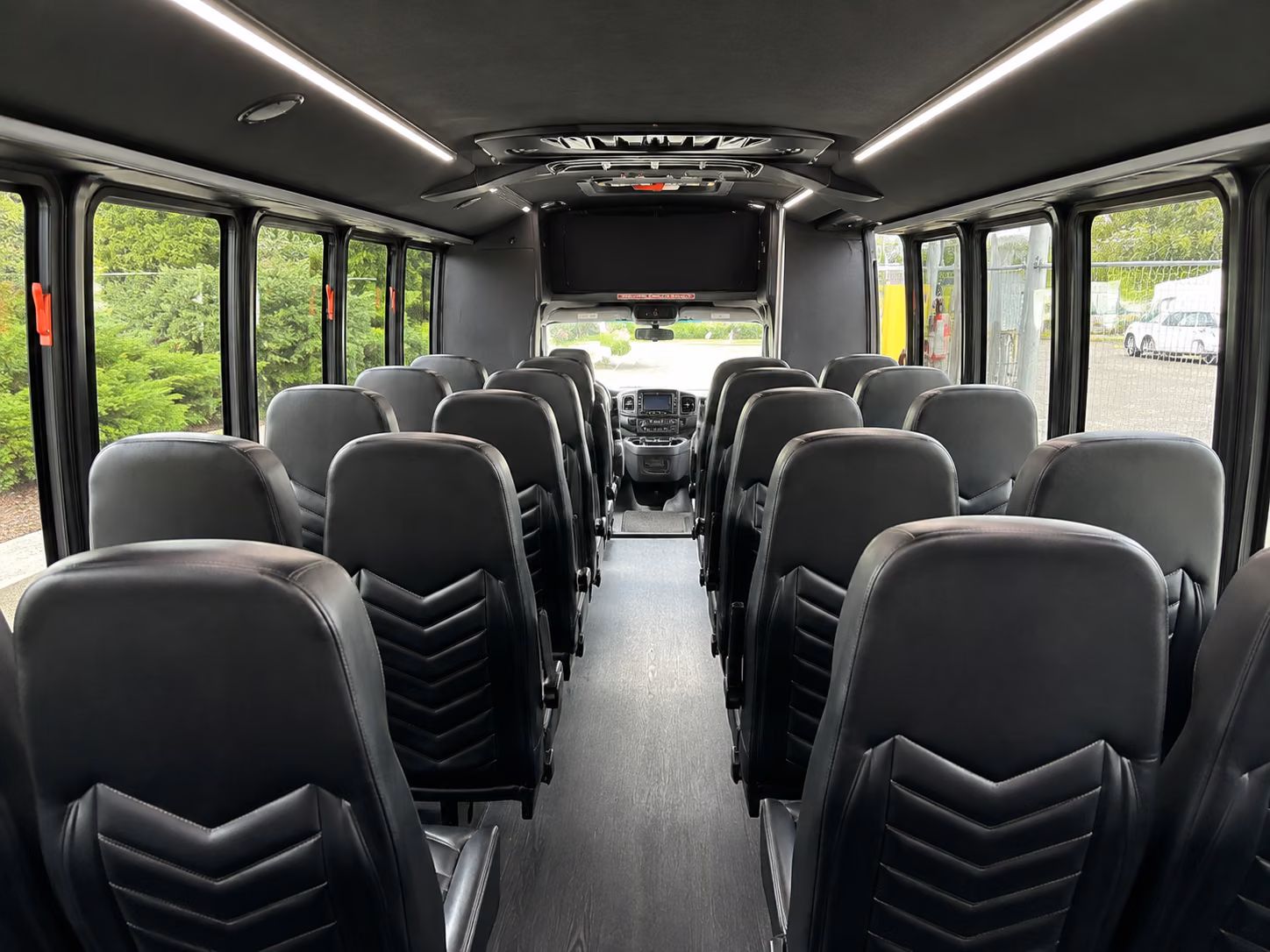 20 passenger minibus interior