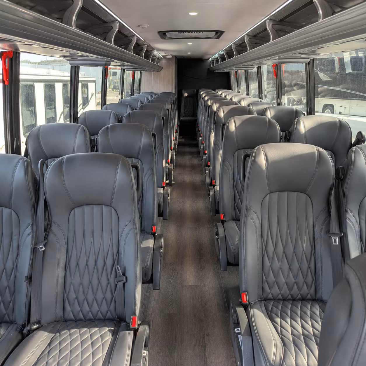 25 passenger minibus inside