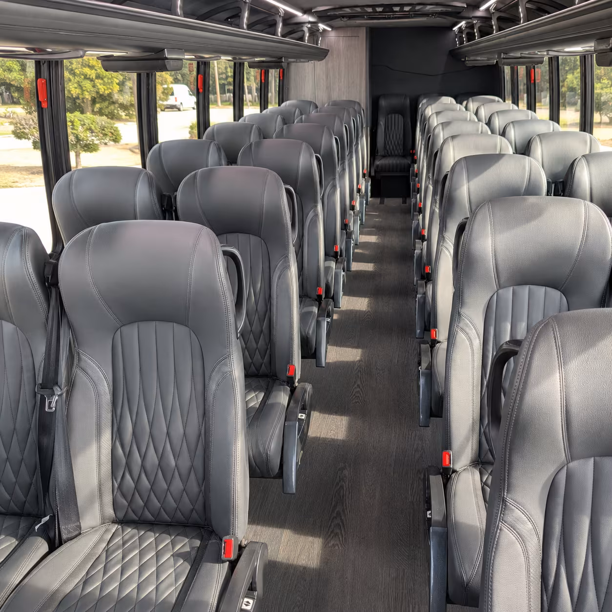 28 passenger minibus inside