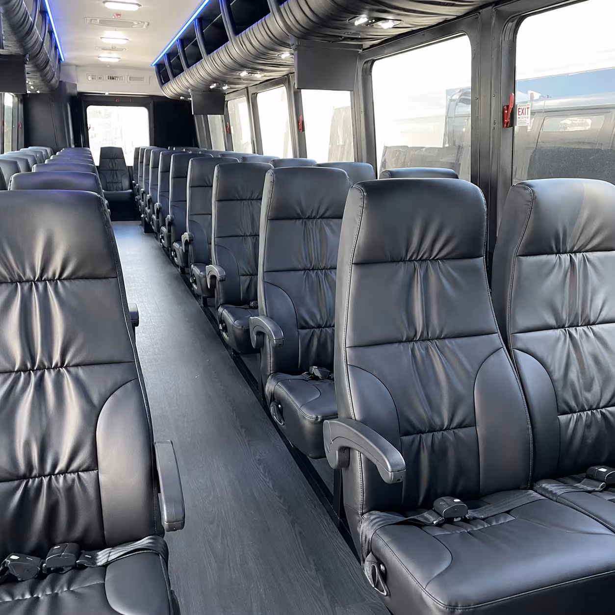 35 passenger minibus interior
