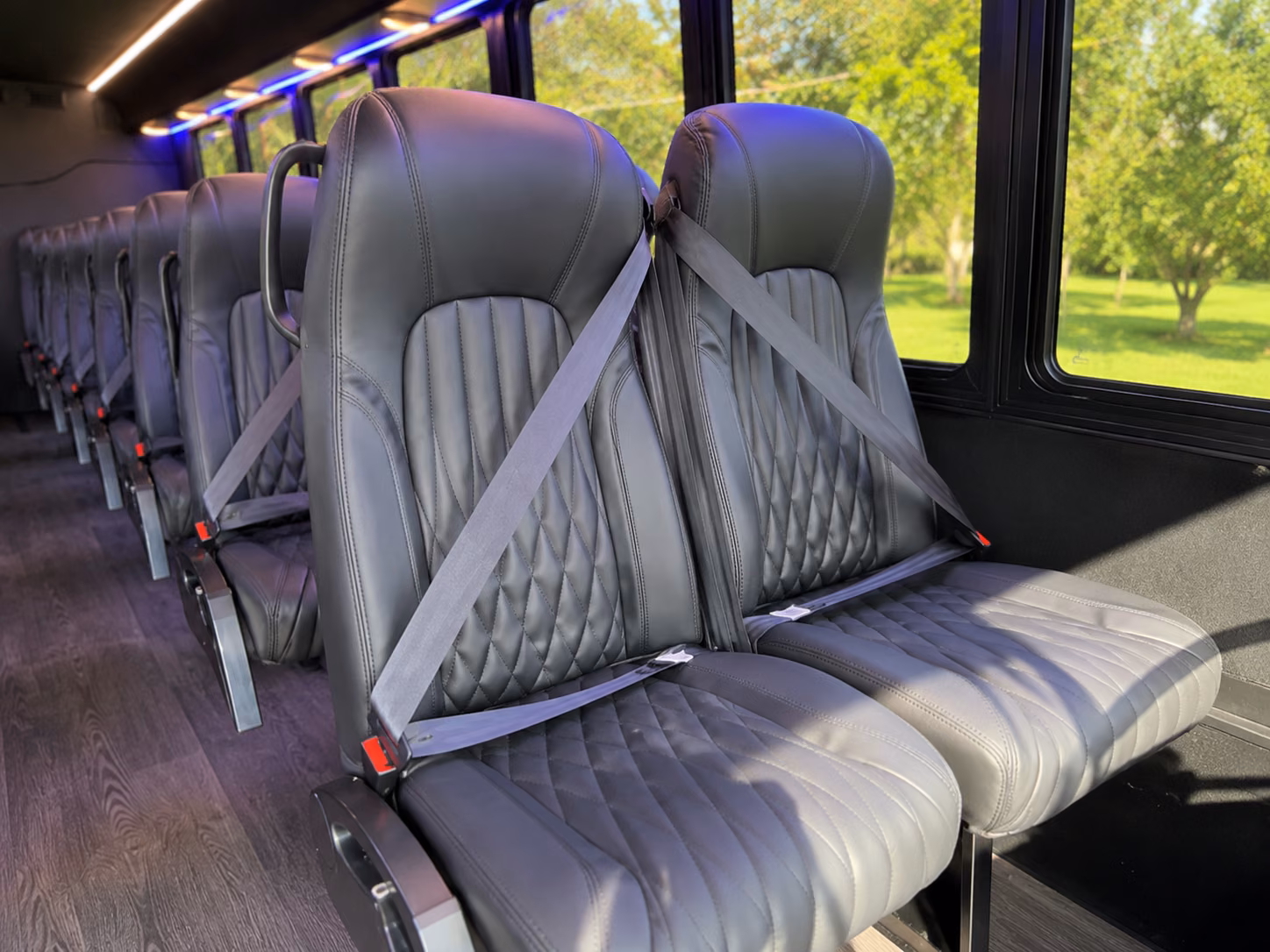 san clemente 15 passenger minibus inside