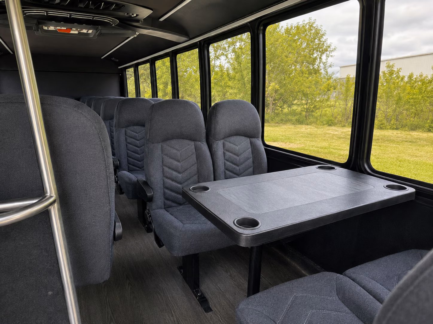 san clemente 18 passenger minibus interior