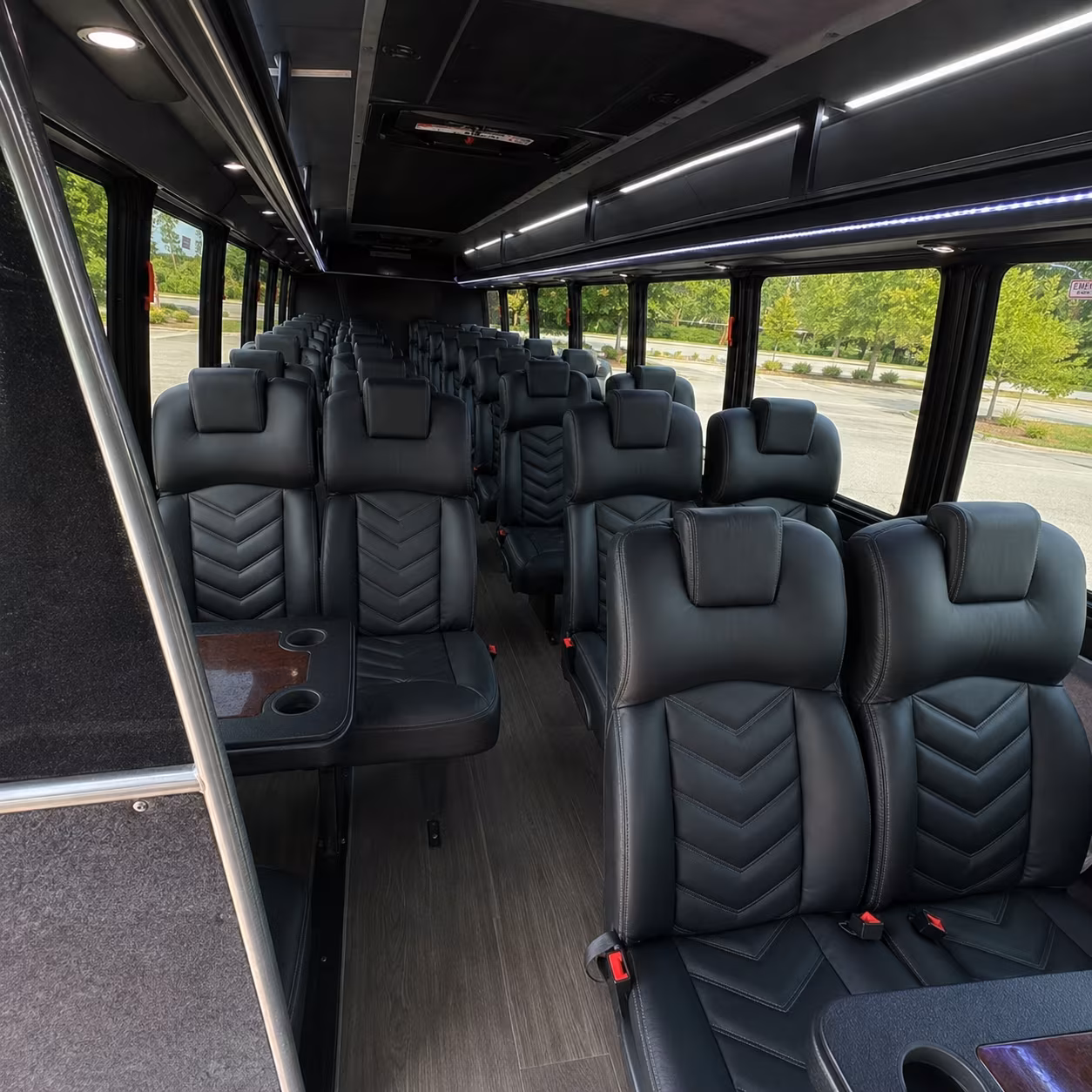san clemente 25 passenger minibus interior
