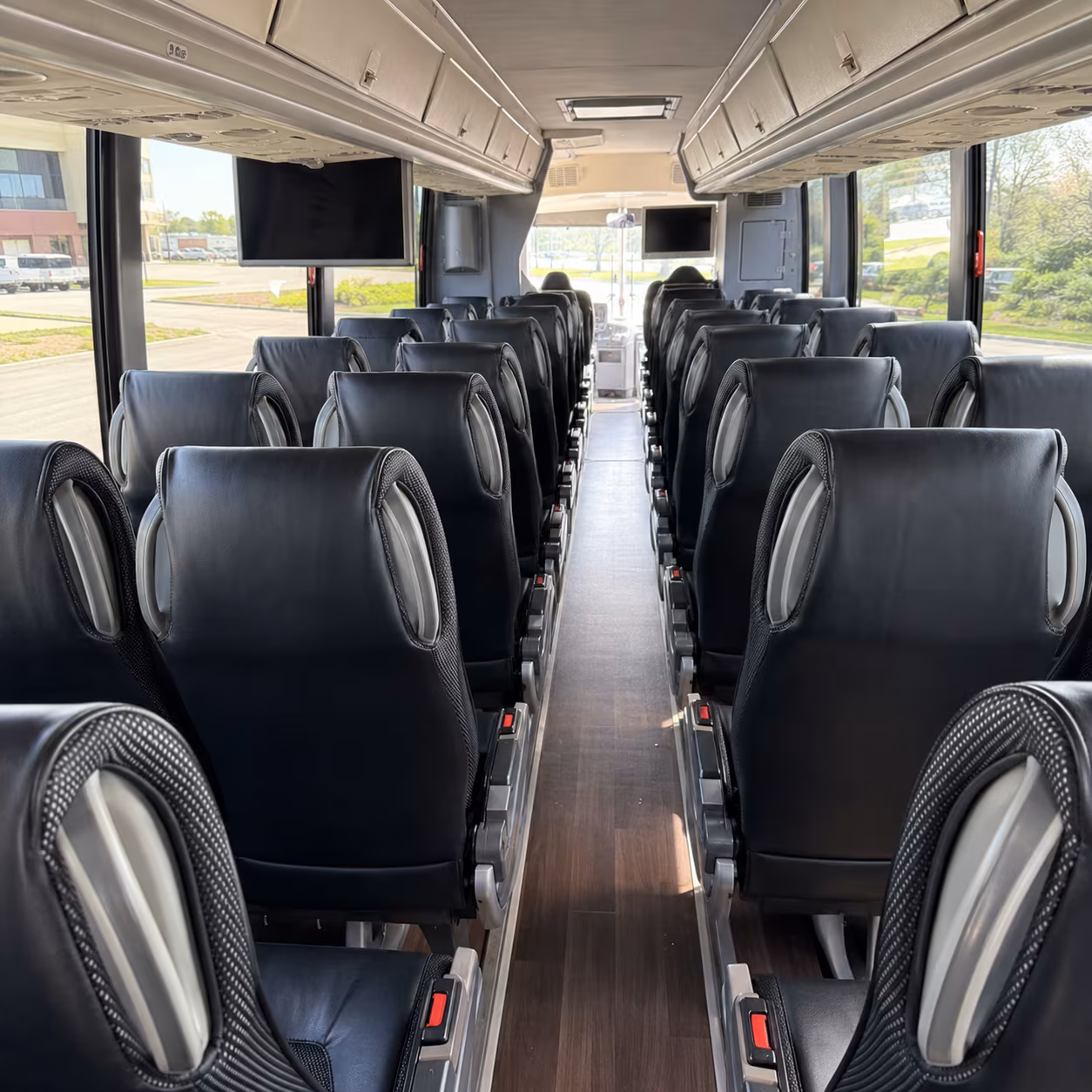 san clemente 56 passenger charter bus inside