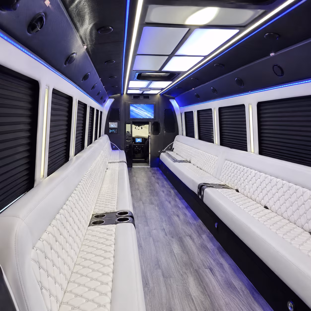 san clemente party bus inside
