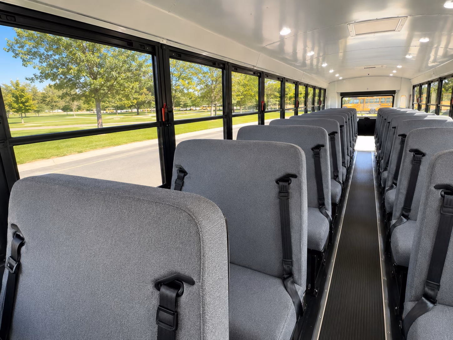 san clemente school bus inside