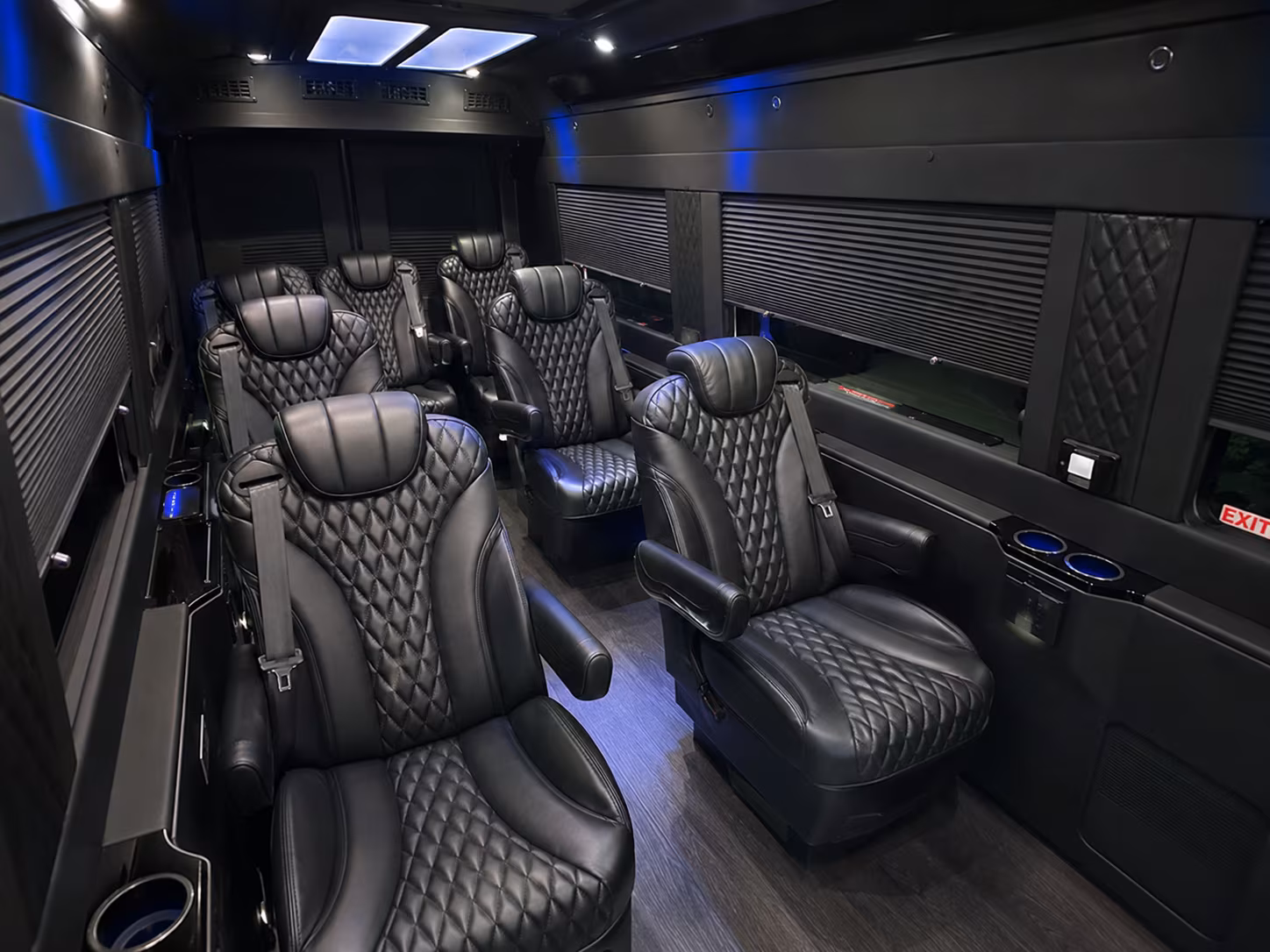 sprinter van with driver inside